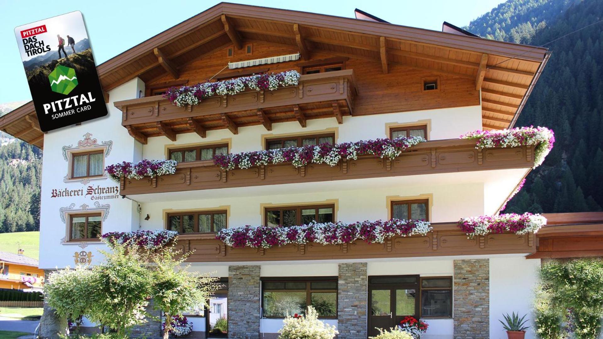 Bed and Breakfast Baeckerei Schranz Sankt Leonhard im Pitztal Exterior foto