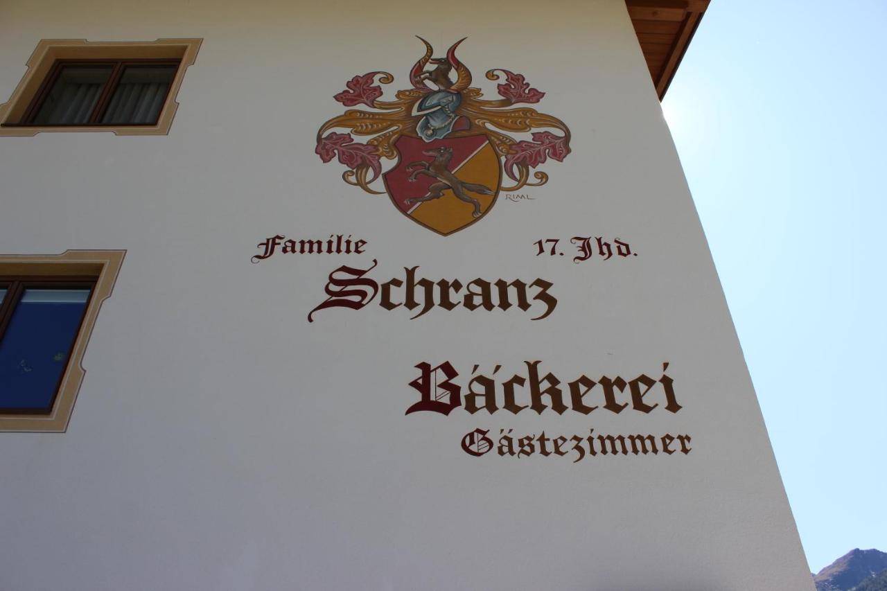Bed and Breakfast Baeckerei Schranz Sankt Leonhard im Pitztal Exterior foto